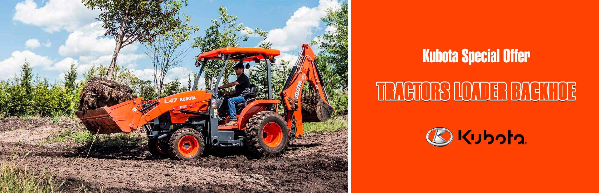Kubota: Kubota Special Offer - Tractors Loader Backhoe